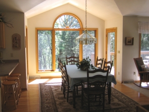 Lake House interior